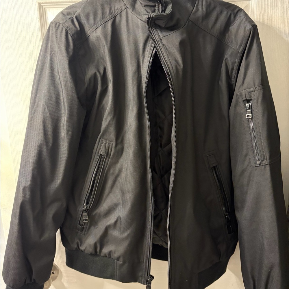 Men's Black Bomber Jacket